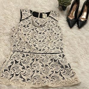 Anthropologie Maeve lace top